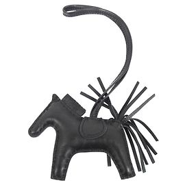 Hermès Hermes Rodeo Accessory Bag Charm PM Black