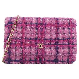 Cartera con cadena Chanel AP0250 Negro Rosa Azul marino