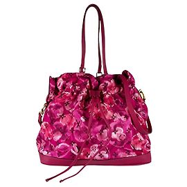 Sac à main épaule Louis Vuitton Ikat Flower Noeful MM Rose