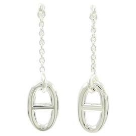 Hermès Pendientes colgantes Hermes Farandole Silver Plata