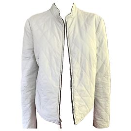Hermès Wendbare Steppjacke Schwarz Beige
