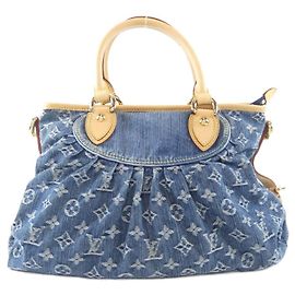 Bolso Louis Vuitton Monogram Denim Neo Cabby MM Azul