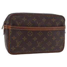 LOUIS VUITTON Monogram Compiegne 23 Clutch Bag M51847 LV Auth 207598 Monogramm