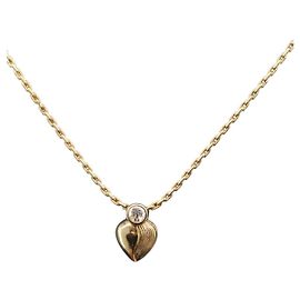 Colar Christian Dior Metal Tom Dourado Auth ka6500 Outro