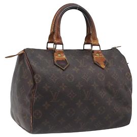 LOUIS VUITTON Monogram Speedy 25 Handtasche M41528 LV Auth 205276 Monogramm