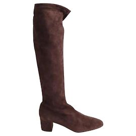 Bottes Eldon Lk Bennett marron daim Marron