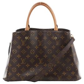 Borsa 2Way Louis Vuitton Montaigne MM Monogram Canvas in marrone M41056 Bordò