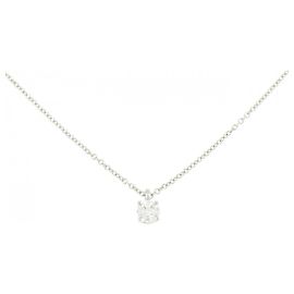 Autre Marque Collier Solitaire Tiffany en Platine 950 Autre