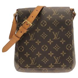 Sac à bandoulière Louis Vuitton Monogram Musette Salsa Marron