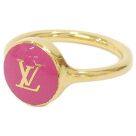 Louis Vuitton LV Pearly Confetti Ring Brown Golden