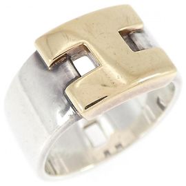 Hermès Bague anneau Hermes 925 et or jaune 18K Autre