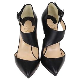 Décolleté Sharpeta in pelle nera Christian Louboutin Nero