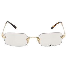 Miu Miu Gold, Blue-ray Transparent Lens Frameless Glasses Other