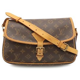 Bolsa de Ombro Louis Vuitton Monogram Sologne Marrom Monograma
