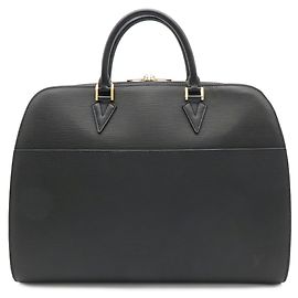 Borsa Louis Vuitton Epi Sorbonne Nero