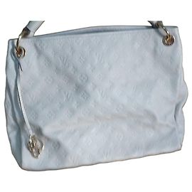 Borsa Louis Vuitton in pelle bianca Bianco