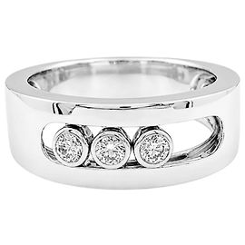Anel Messika, "Move Joaillerie", ouro branco, diamantes. Outro
