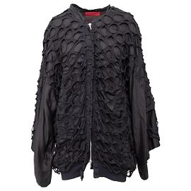 Autre Marque Diliborio Bomber Jacket With Cut-out Details Black