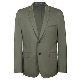 Autre Marque Blazer leve de techno-jersey verde Verde