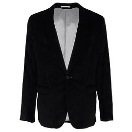 Autre Marque Schwarze Jacke mit Schalkragen Schwarz