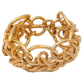 Autre Marque Collection Privée Chain Bracelet Golden