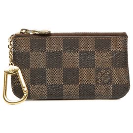 Portachaves Louis Vuitton Damier Ebene Marrón Castaño