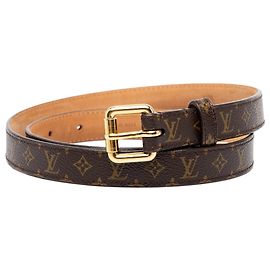 Cinturón Louis Vuitton Monogram Ellipse Marrón Castaño