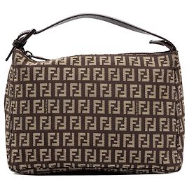 Borsa Fendi Zucchino Canvas marrone Marrone