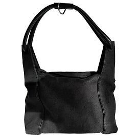 Gucci GG Canvas Monogram Denim Shoulder Bag Black Black