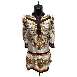 Vestido corto de seda con estampado de conchas Gucci – Size IT 40 Otro
