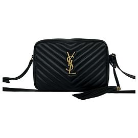 Autre Marque Sac à épaule Saint Laurent en cuir noir Noir