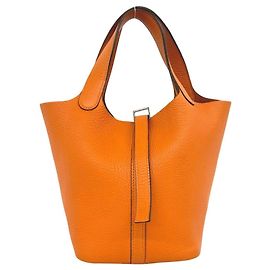 Hermès Hermes Picotin PM Mini Tote Bag Orange