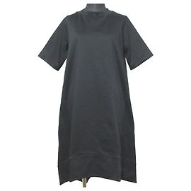 Autre Marque COEL Short Sleeve Long Dress Black