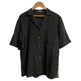 Camicia a maniche corte Theory luxe CLINTZ GIGLI Nero