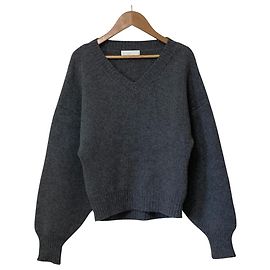 Autre Marque Pull en maille à col en V GALLARDAGALANTE Marron