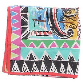 Prada Lenço com estampa Veneza Multicor