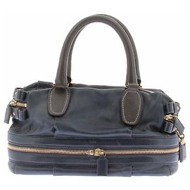 Chloé Sac "Andy" en cuir marine Bleu Marine
