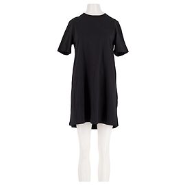 Vestido de algodão preto SéZane Preto