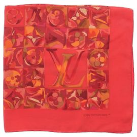 Louis Vuitton Roter Schal Rot
