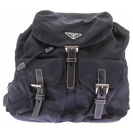Prada Sac à dos en nylon marine Bleu Marine
