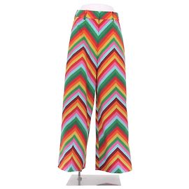 Valentino Garavani Multicolored Cotton Pants Multiple colors