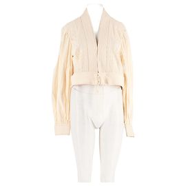 SéZane Baumwoll Top Beige Beige