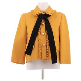 Giacca Gucci in viscosa gialla Taglia 40 Giallo