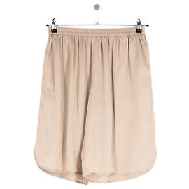 Autre Marque THE FRANKIE SHOP Short en soie beige Beige
