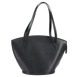 LOUIS VUITTON Epi Saint Jacques Shopping Shoulder Bag Black M52262 Outro