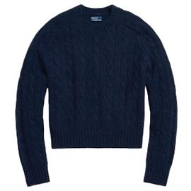 Pull en laine bleu marine Polo Ralph Lauren Bleu foncé