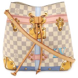 Sac à épaule Louis Vuitton Damier Azur NeoNoe Multicolore Écru
