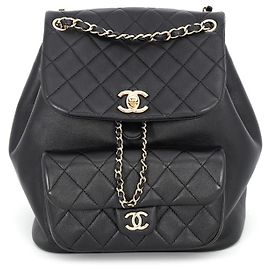 Zaino Chanel Matelassé Coco Mark Small Nero