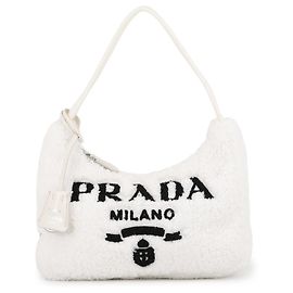 Bolsa Prada Re Edition 2000 em Terry Preto Branco
