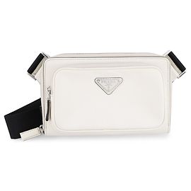 Prada Saffiano Body Bag in White White